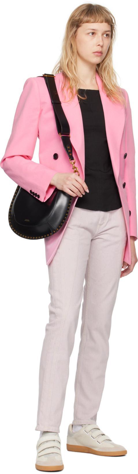 ISABEL MARANT Vikira Straight-leg Trousers In Pi Pale Pink