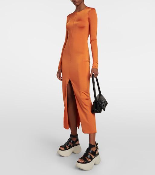 MARNI Black Gladiator Platform Sandals In 00n99 Black