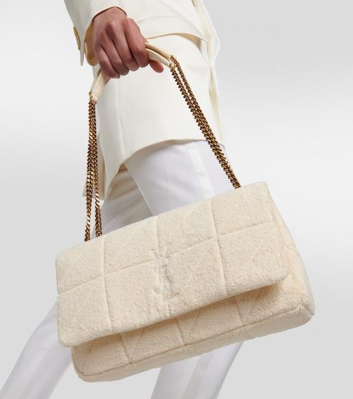 SAINT LAURENT Geometric Dome Ysl Circle Clip-on Earrings In Gold