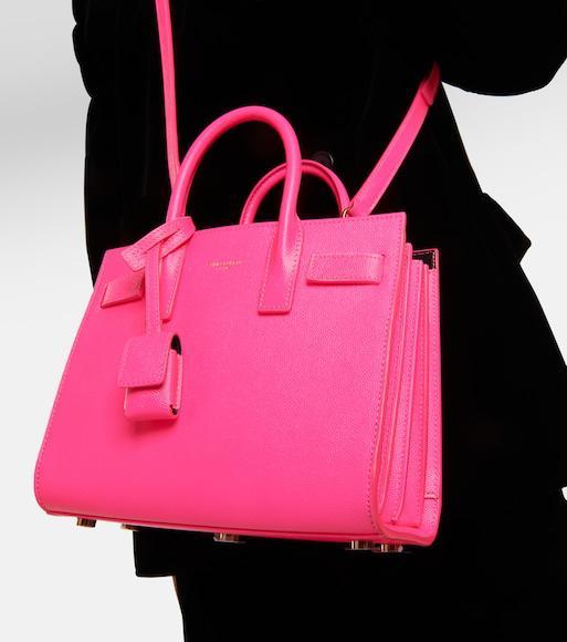 SAINT LAURENT Loulou Chain Tassel Earrings In Silver