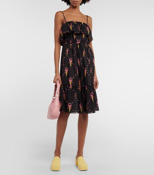 GUCCI Ice Cream Print Dress Women In Black