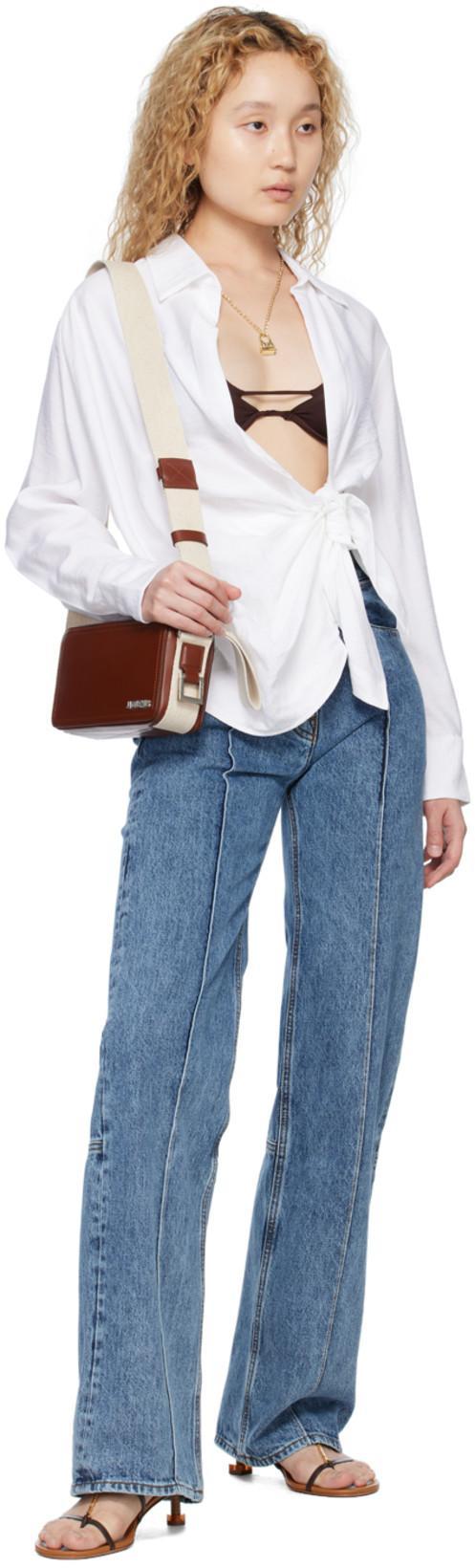 JACQUEMUS Bahia Shirt In Ecru