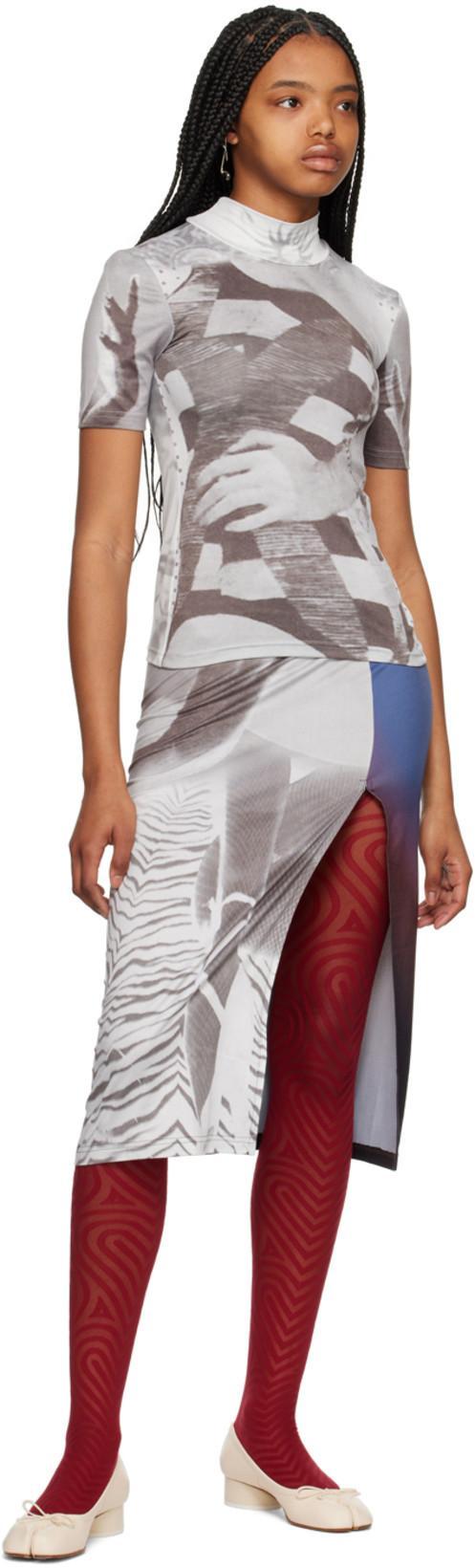 MAISON MARGIELA White Leather Tabi Pumps