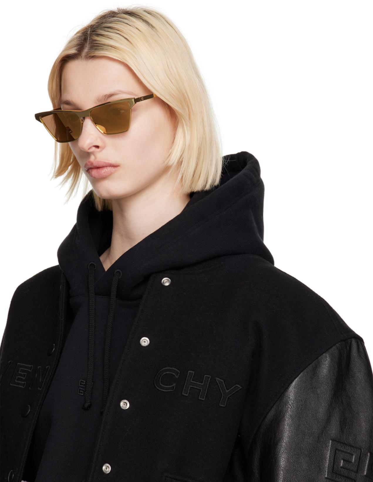 GIVENCHY Wool And Leather Jacket With Embossed Logo In Black