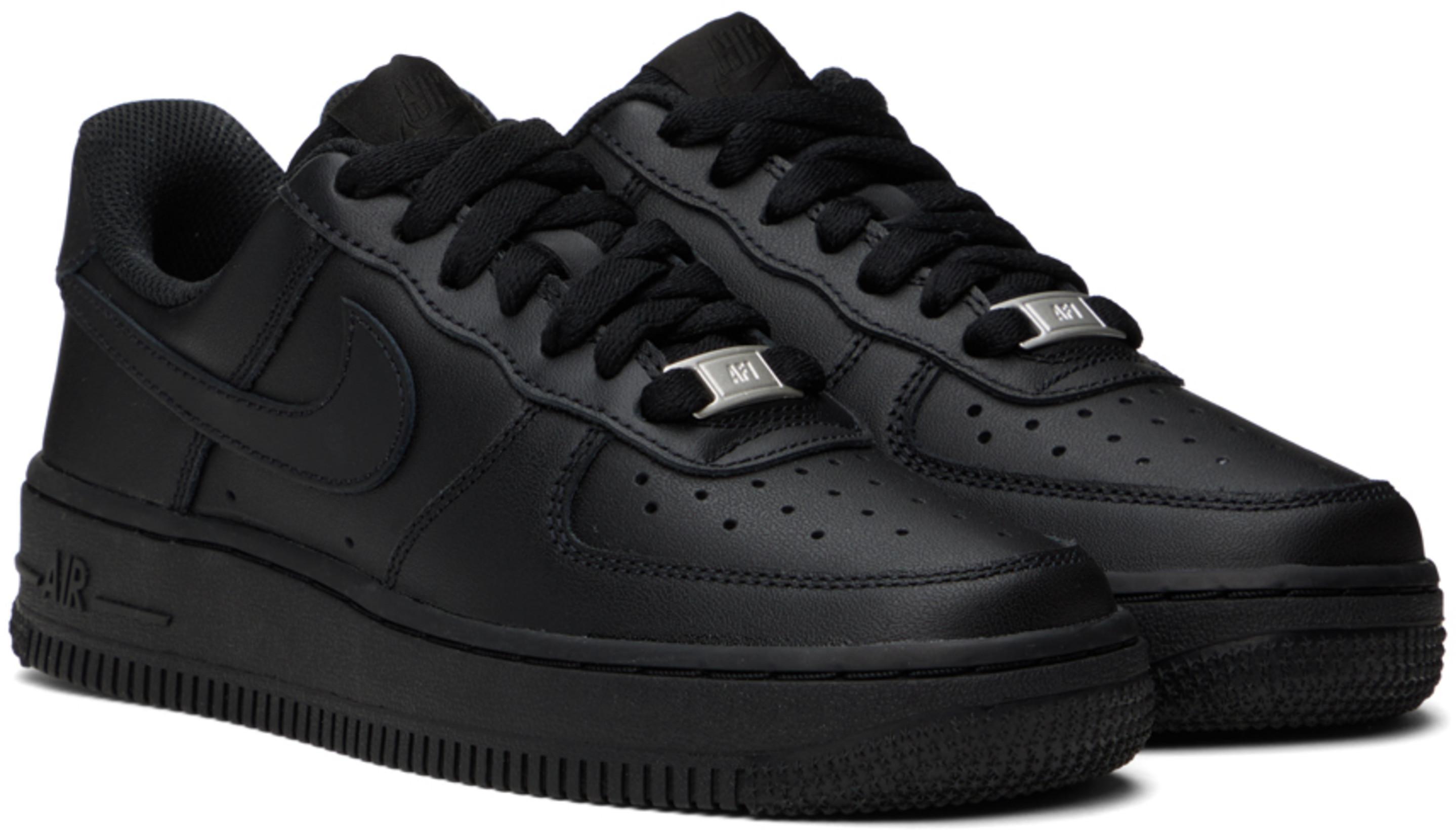 NIKE Air Force 1 Low Retro Premium Leather In Black