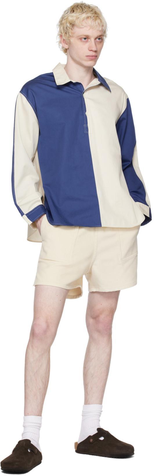 HAULIER Off-white Harmony Sailing Shorts In Ecru