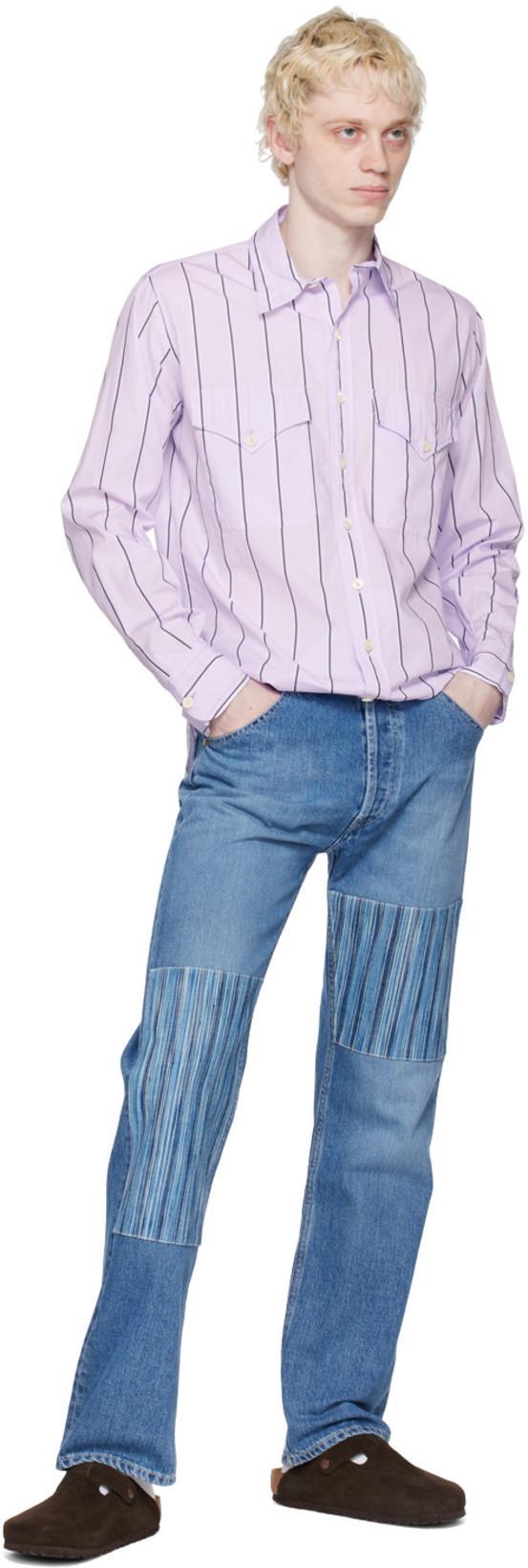 HAULIER Purple Summer Service Shirt In Lavender