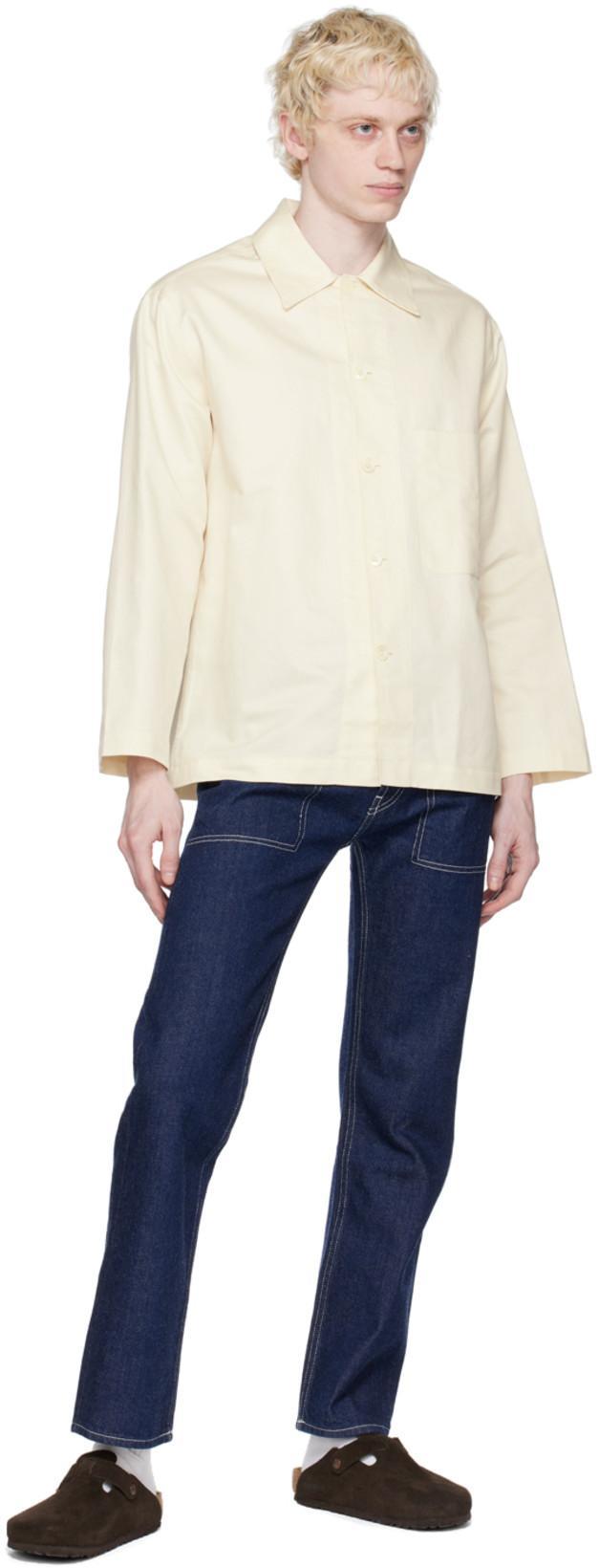 HAULIER Off-white Surplus Pyjama Shirt In Ecru