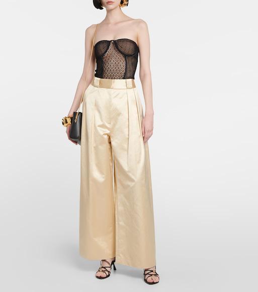 KHAITE Louisa Strappy Leather Sandals In Black