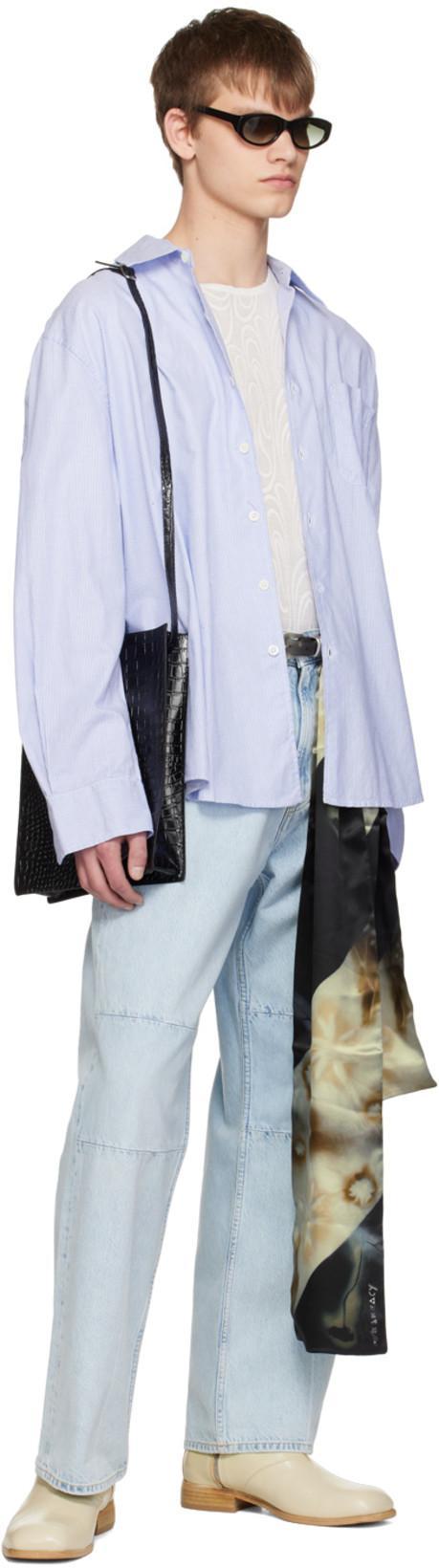 OUR LEGACY Beige Michaelis Boots In Dusty White Leather