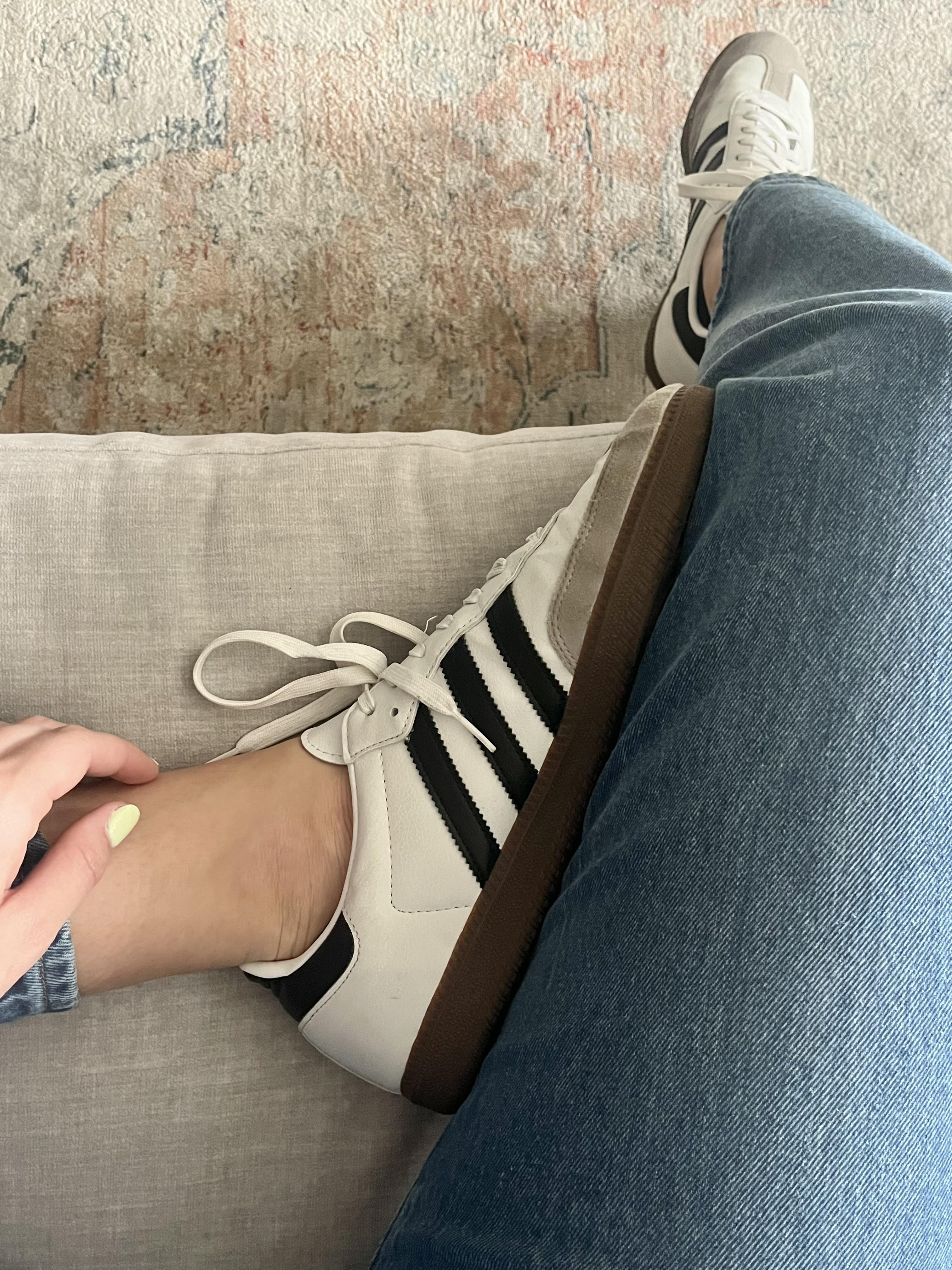 ADIDAS ORIGINALS Womens Silver Metallic Black Gu Samba Og Logo-print Metallic-leather Low-top Trainers Eur 36 / 3 Uk In White