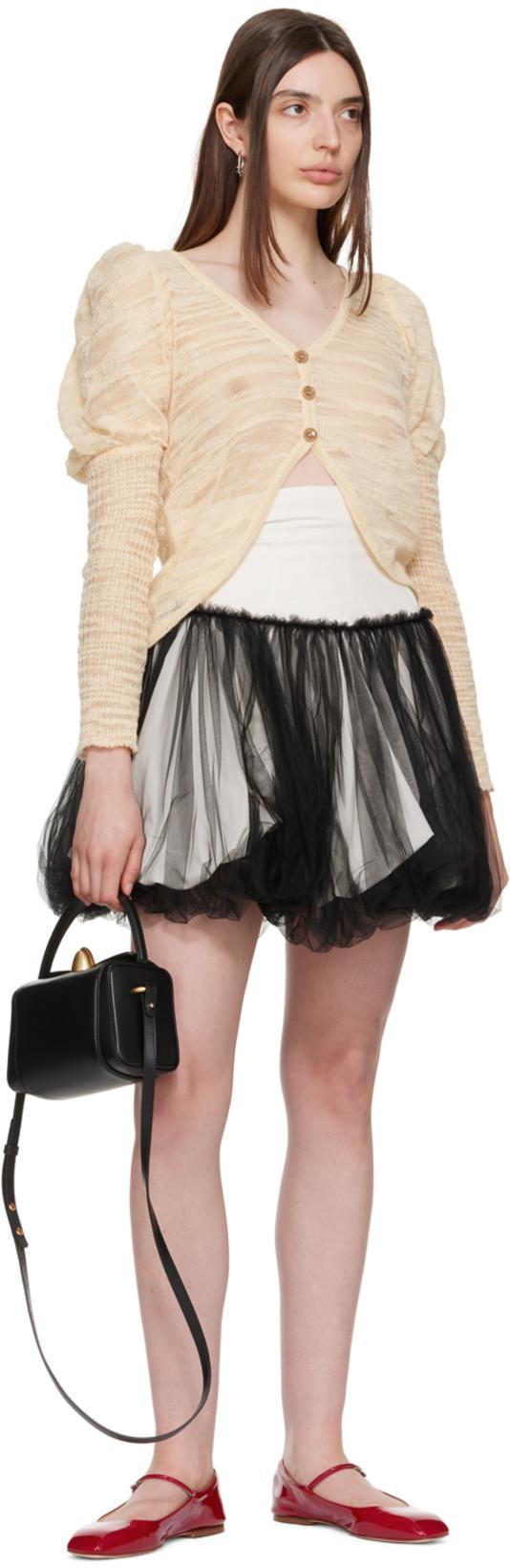 AEYDE Round Toe Velvet Ballerina Shoes With Flat Sole In Red