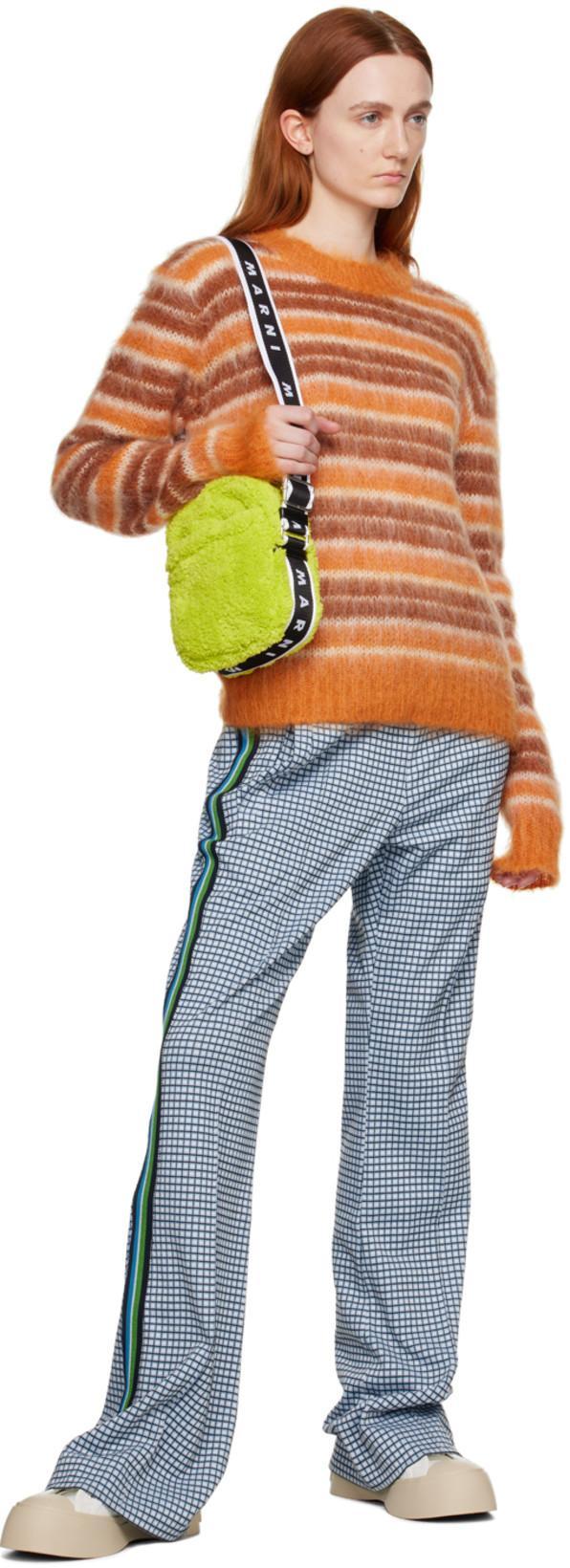 MARNI Color-block Low-top Sneakers In White