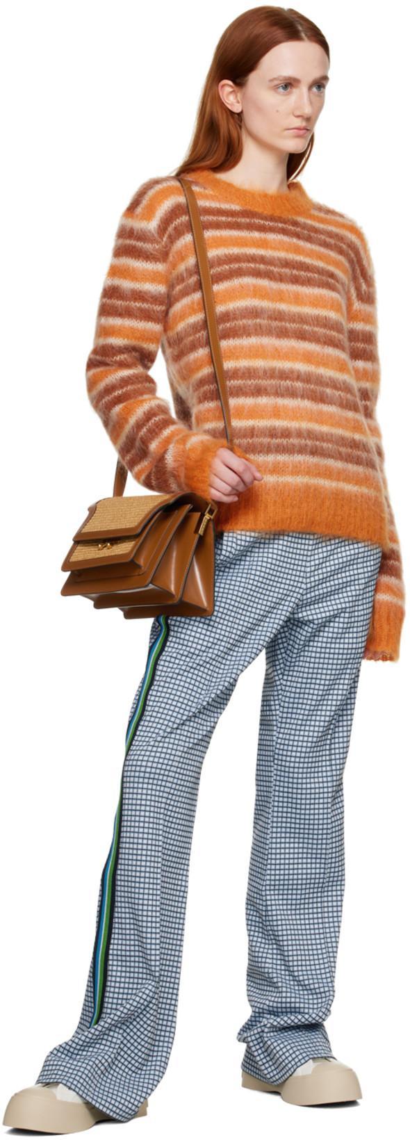 MARNI Color-block Low-top Sneakers In White