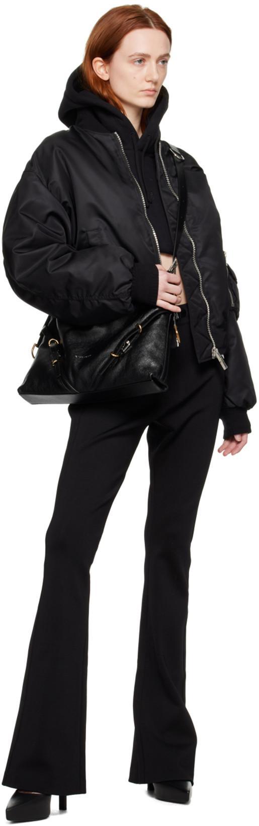 GIVENCHY Multi-pocket Zipped Bomber Jacket In Black