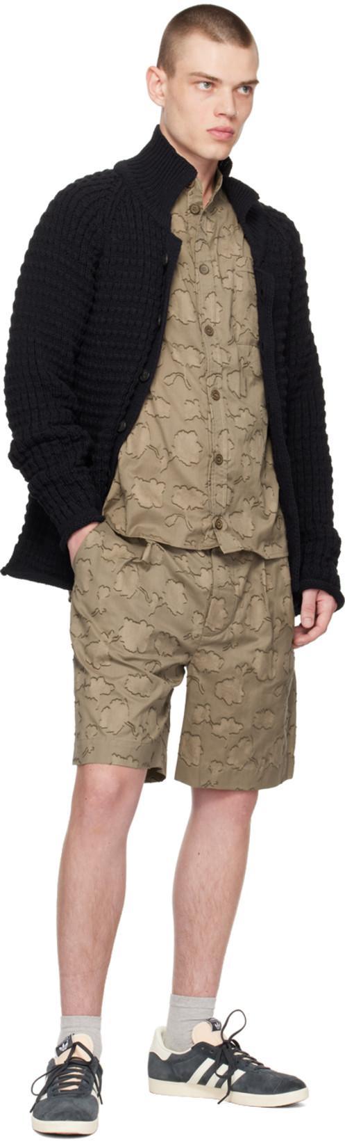 XENIA TELUNTS Brown Edo Shirt