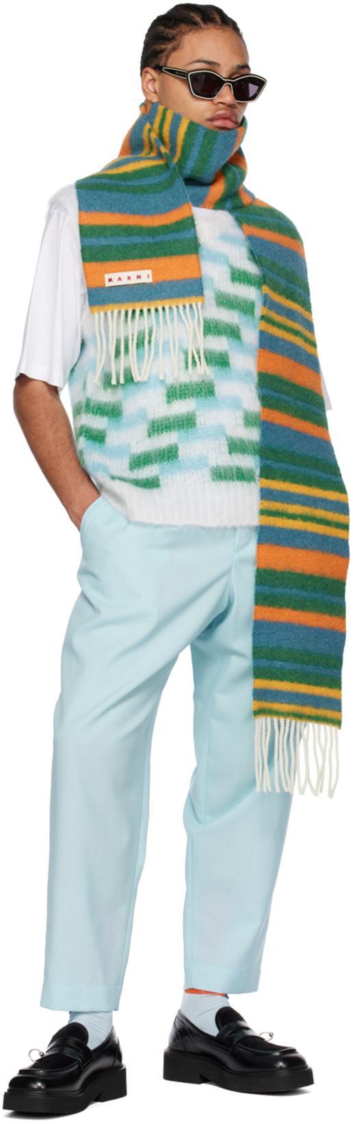 MARNI Logo-print Cotton-jersey T-shirt In White