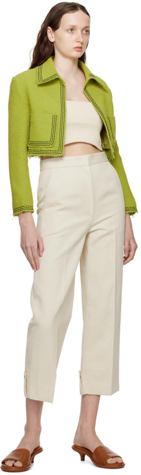 RECTO Beige Signature Tube Top In Light Beige