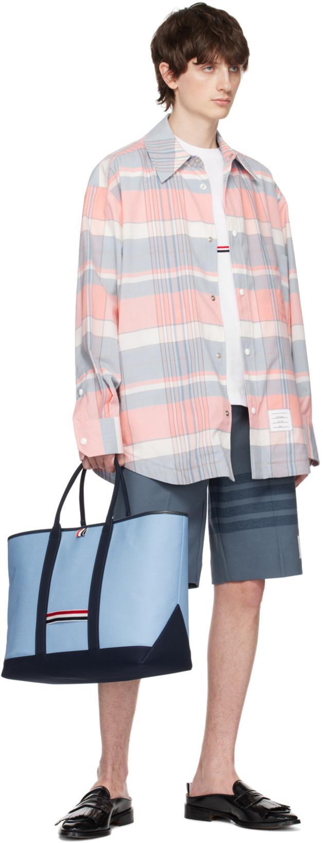 THOM BROWNE Medium Weight Jersey Short Sleeve T-shirt In White