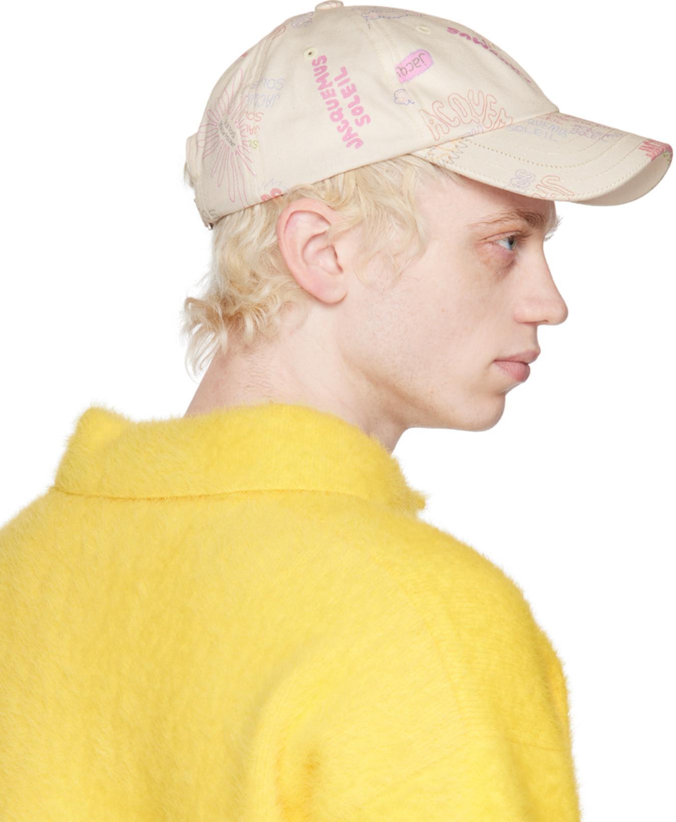 JACQUEMUS Yellow Le Raphia 'le Polo Neve' Polo