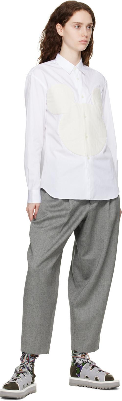 SUICOKE Gray & White Ray-ab Sandals In Gray X White