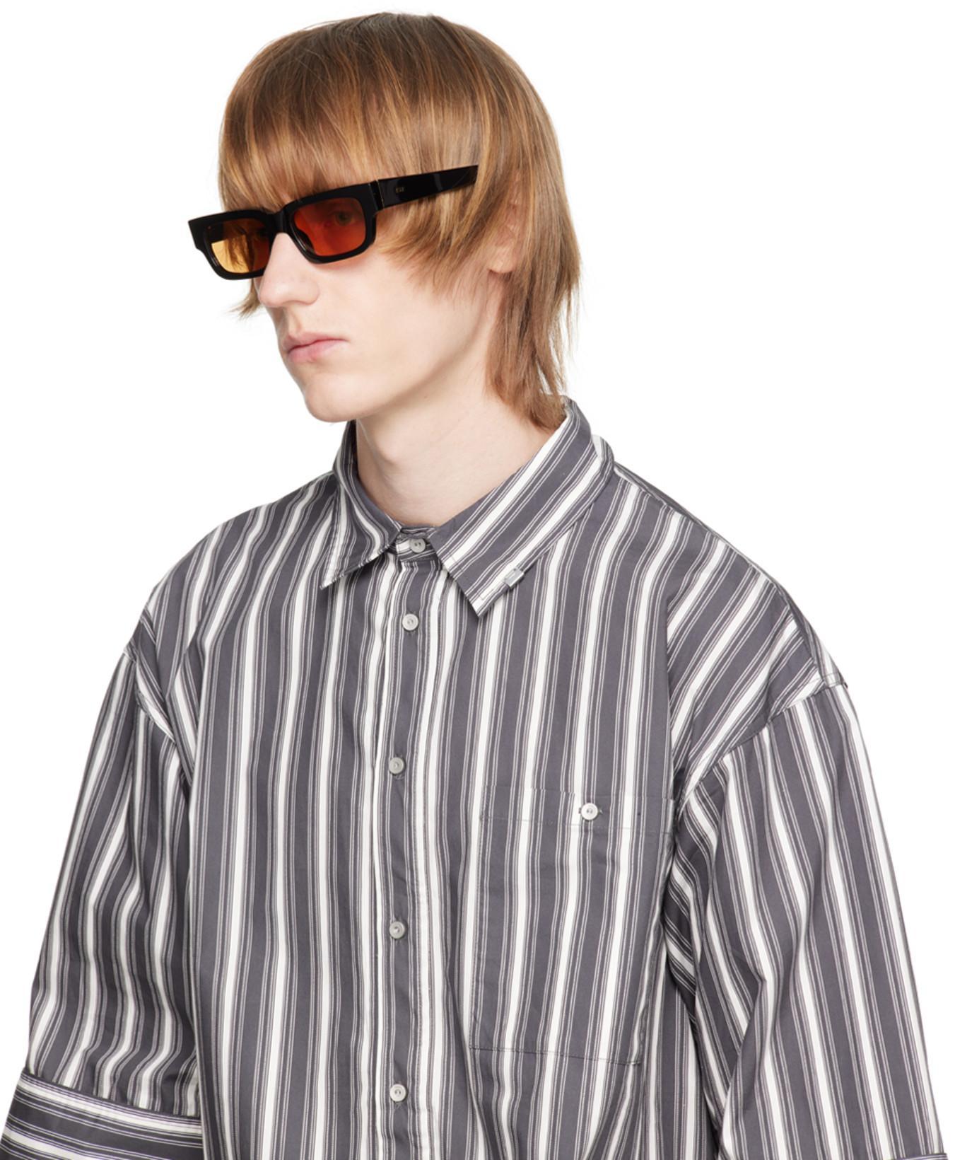 RETROSUPERFUTURE Black Caro Sunglasses In Caro Refined