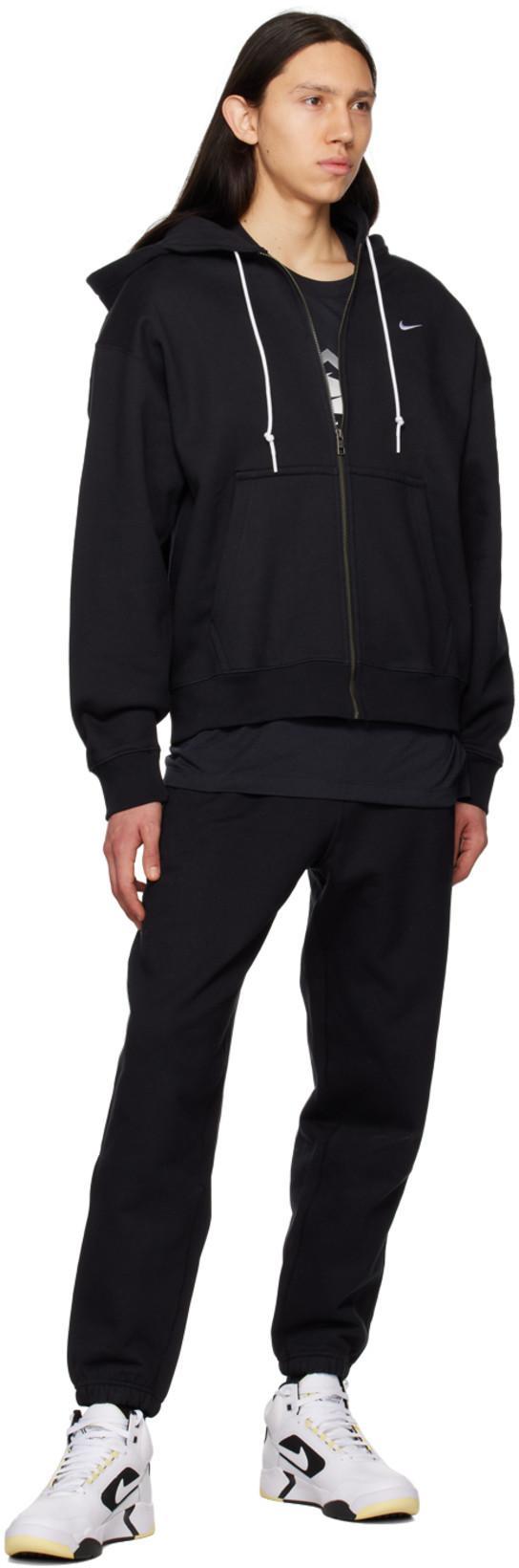 NIKE Solo Swoosh Hoodie In Black