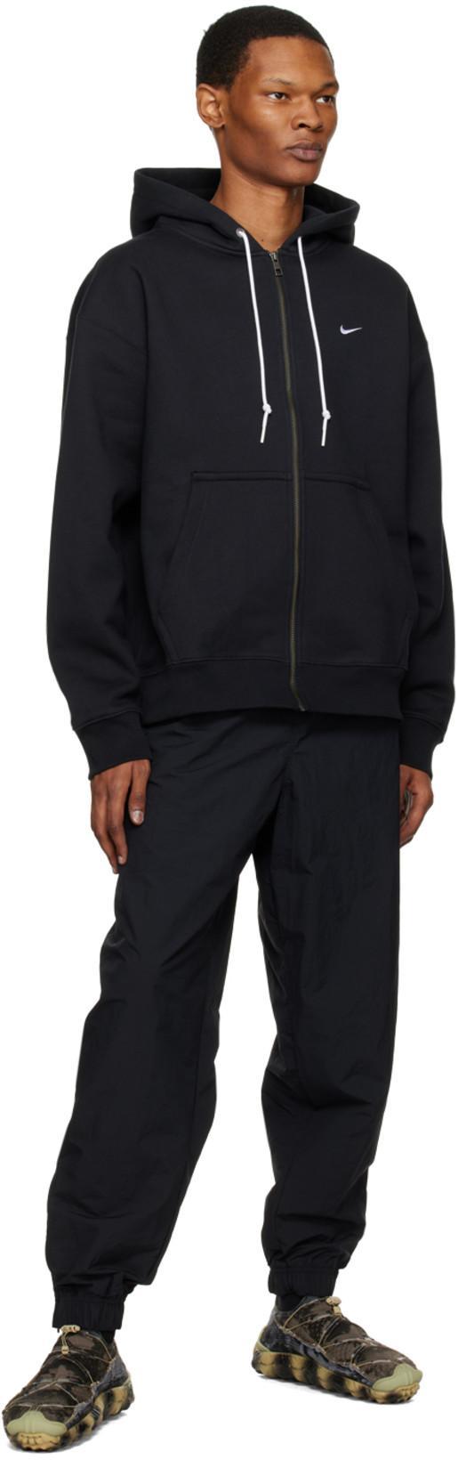 NIKE Solo Swoosh Hoodie In Black