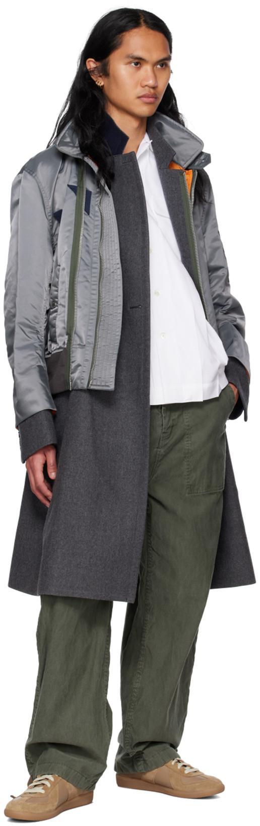 MAISON MARGIELA Suede And Leather Sneakers In Multi