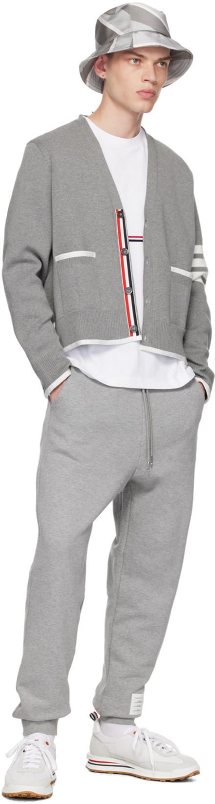 THOM BROWNE Medium Weight Jersey Short Sleeve T-shirt In White