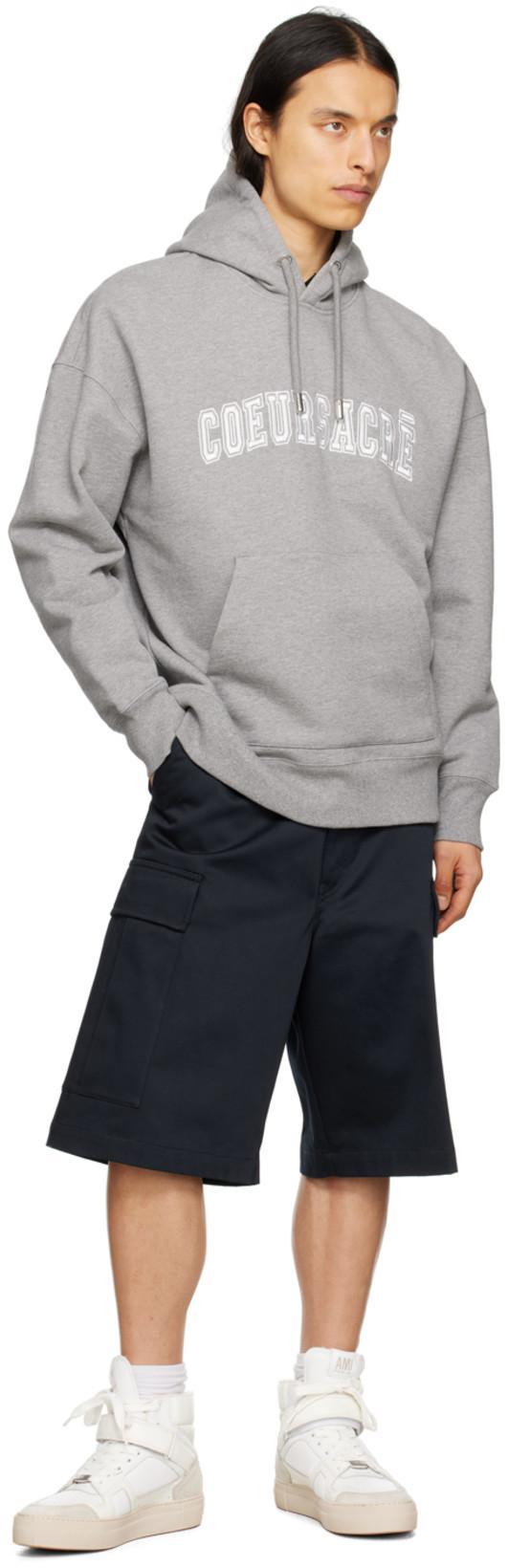 AMI ALEXANDRE MATTIUSSI Ami Paris Ami De Coeur Black Oversize T Shirt