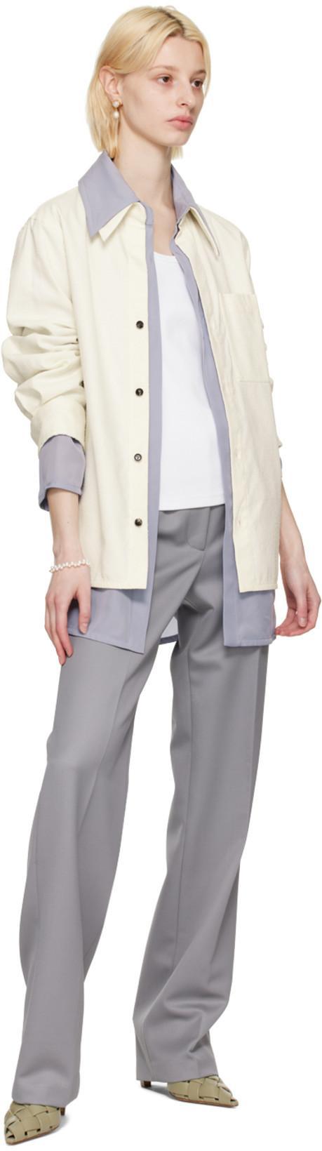 BOTTEGA VENETA Khaki Alfie Mules In 3025 Travertine