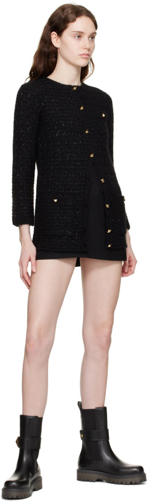 VALENTINO GARAVANI Beatle One Stud Boots In Black