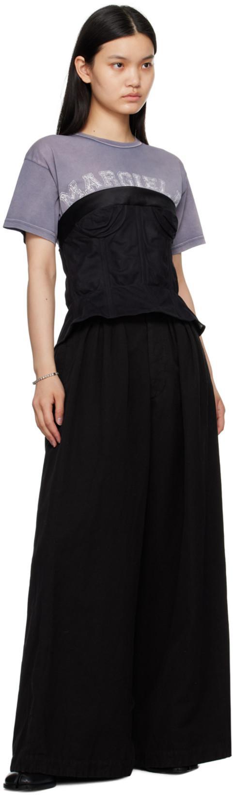 MAISON MARGIELA 20mm Tabi Brushed Leather Loafers In Black