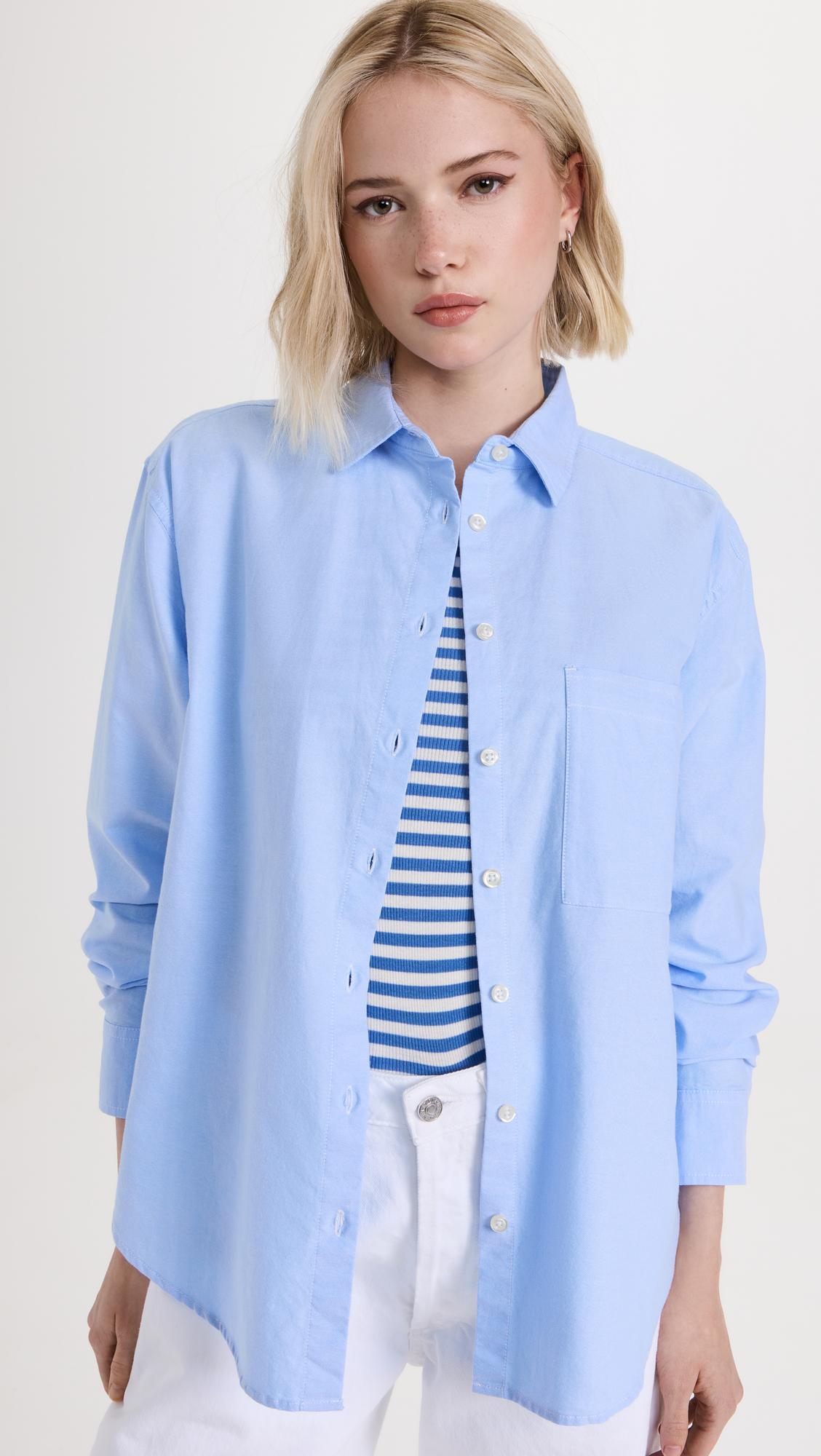 AGOLDE Parker Long Denim Short In Panna Cotta In White