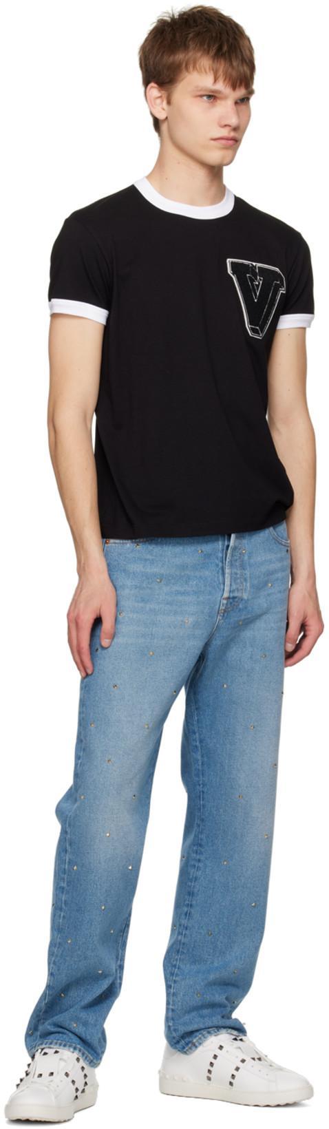 VALENTINO GARAVANI Valentino Rockstud Untitled Leather Sneaker In White