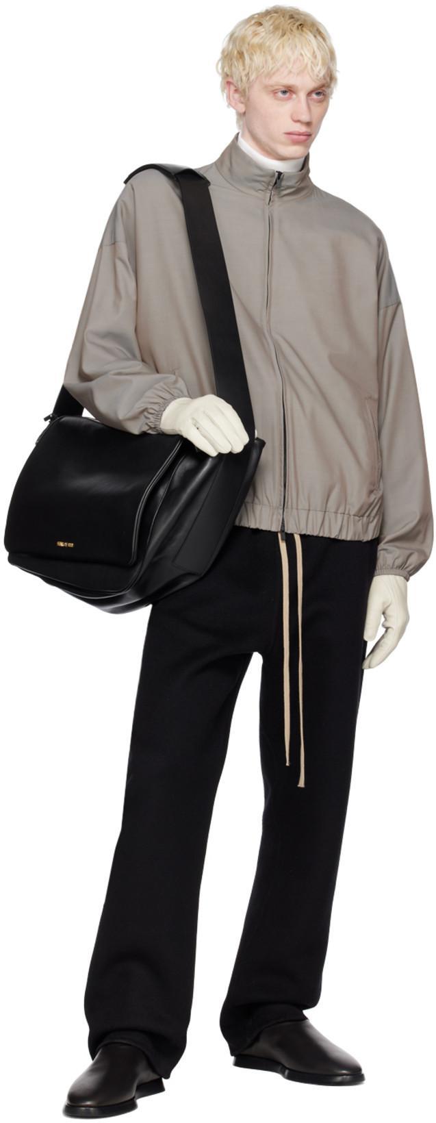 FEAR OF GOD Eternal Nylon Track Jacket In Dusty Concrete