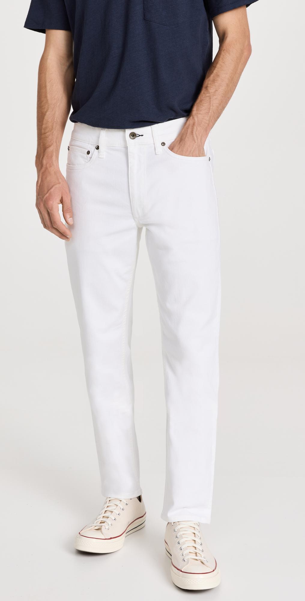 RAG & BONE Fit 2 Authentic Stretch Slim Fit Jeans In Optic White