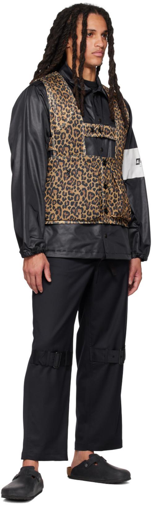 AÏE Black Stripe Jacket In B-black