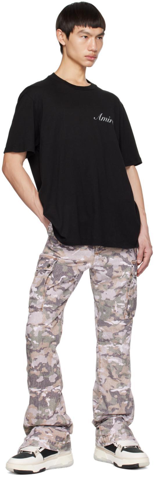 AMIRI Tshirt Con Logo In Black