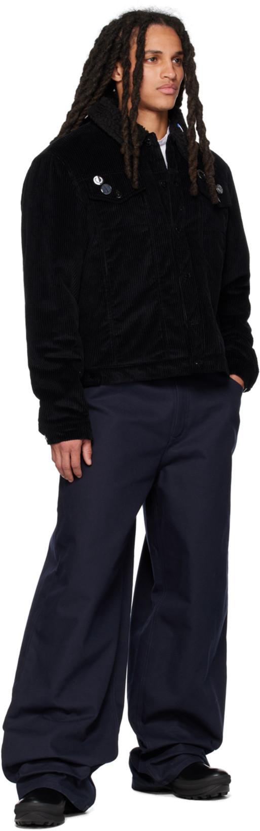 JIL SANDER Man Ankle Boots Black Size 12 Soft Leather