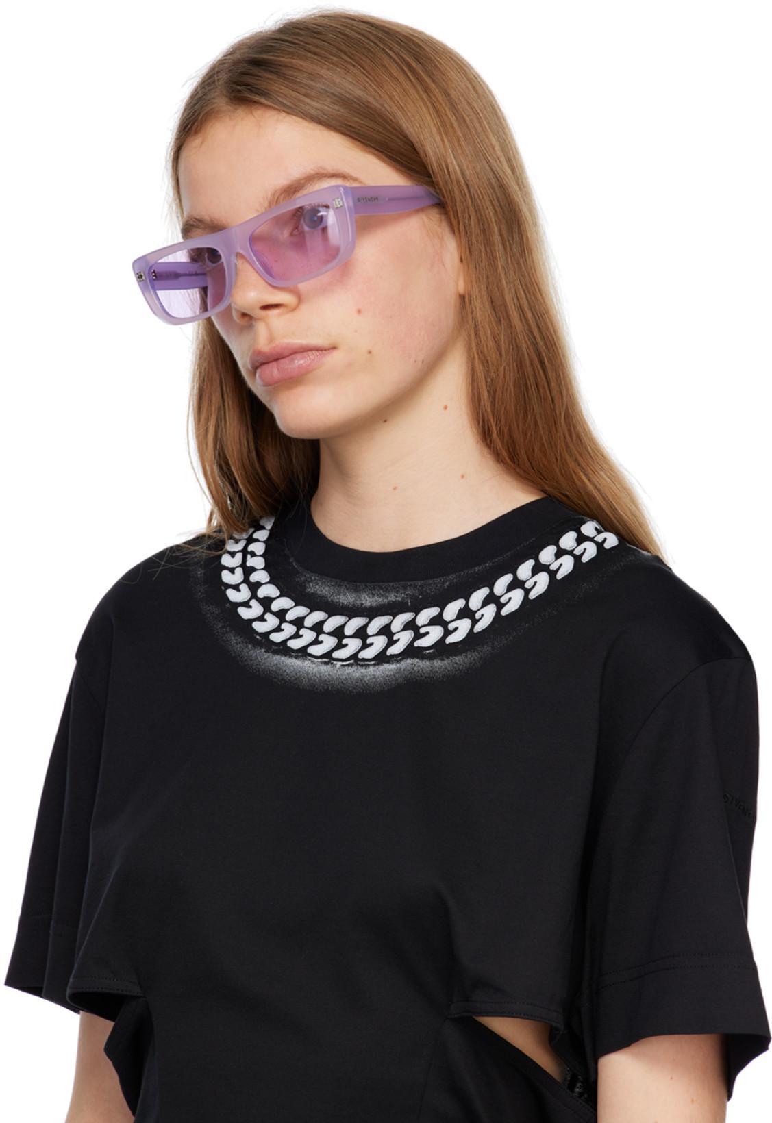 GIVENCHY Dress With 3d Chain Print In Black