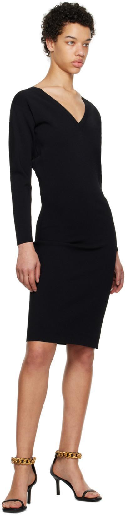 STELLA MCCARTNEY Knee-length V-neck Dress Long Sleeves In Black
