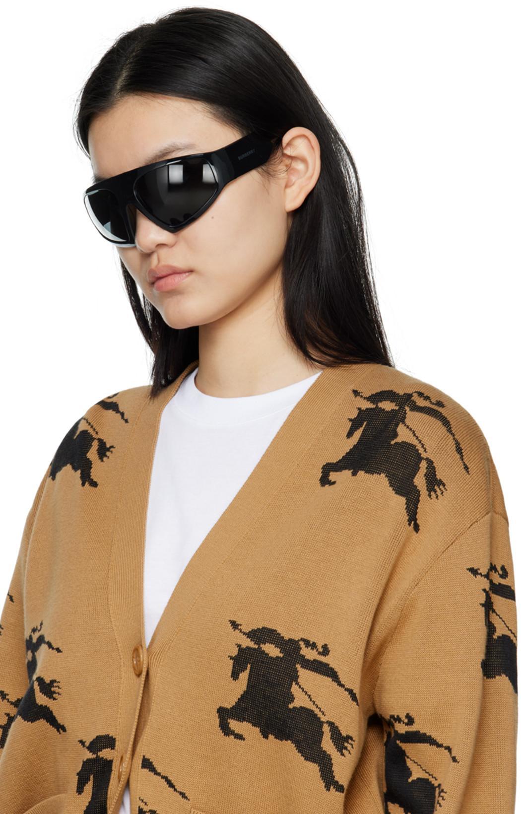 BURBERRY Women White T-shirt With Vintage Check Motif On The Sleeves In Cotton Woman