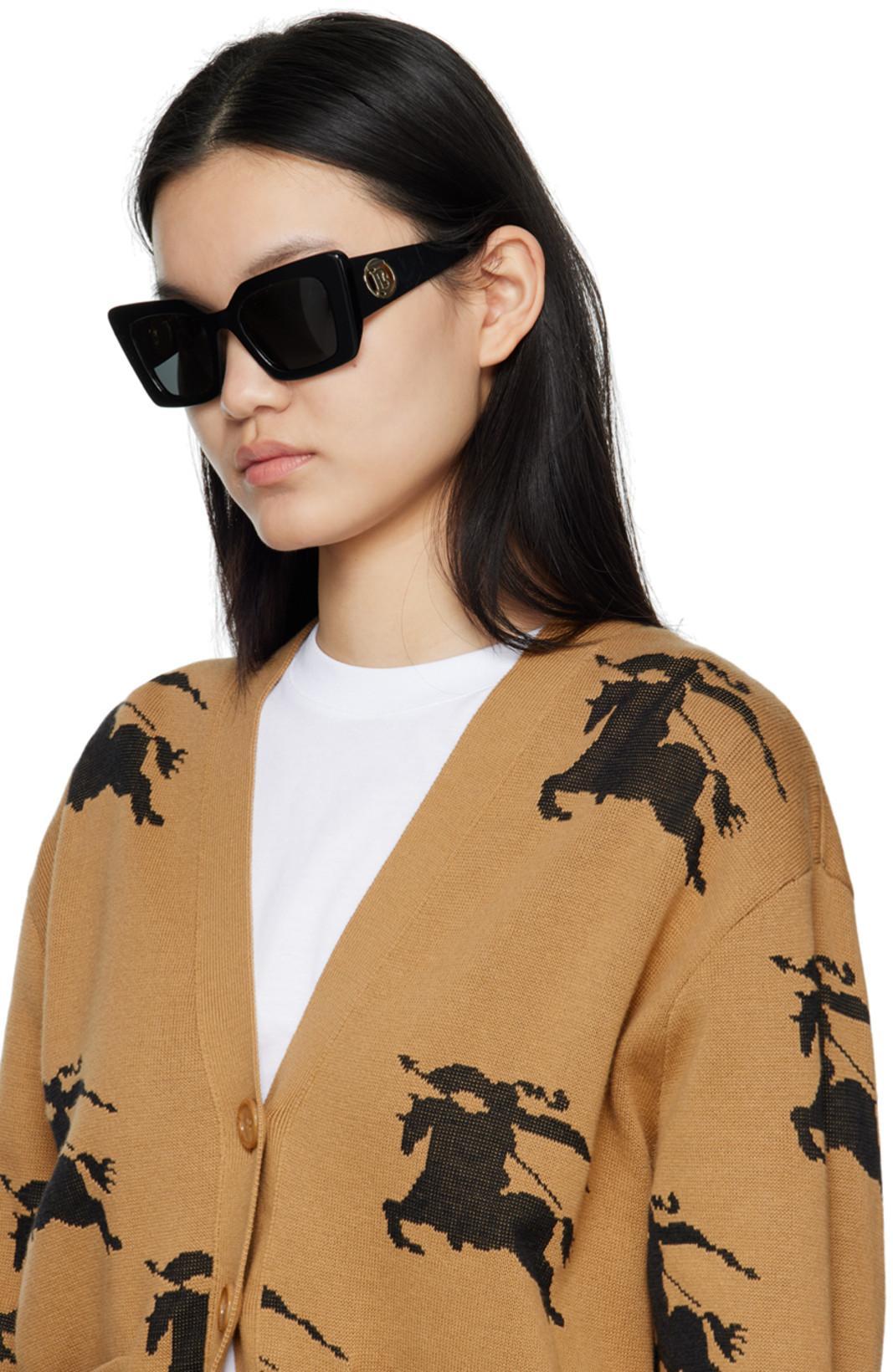 BURBERRY Women White T-shirt With Vintage Check Motif On The Sleeves In Cotton Woman