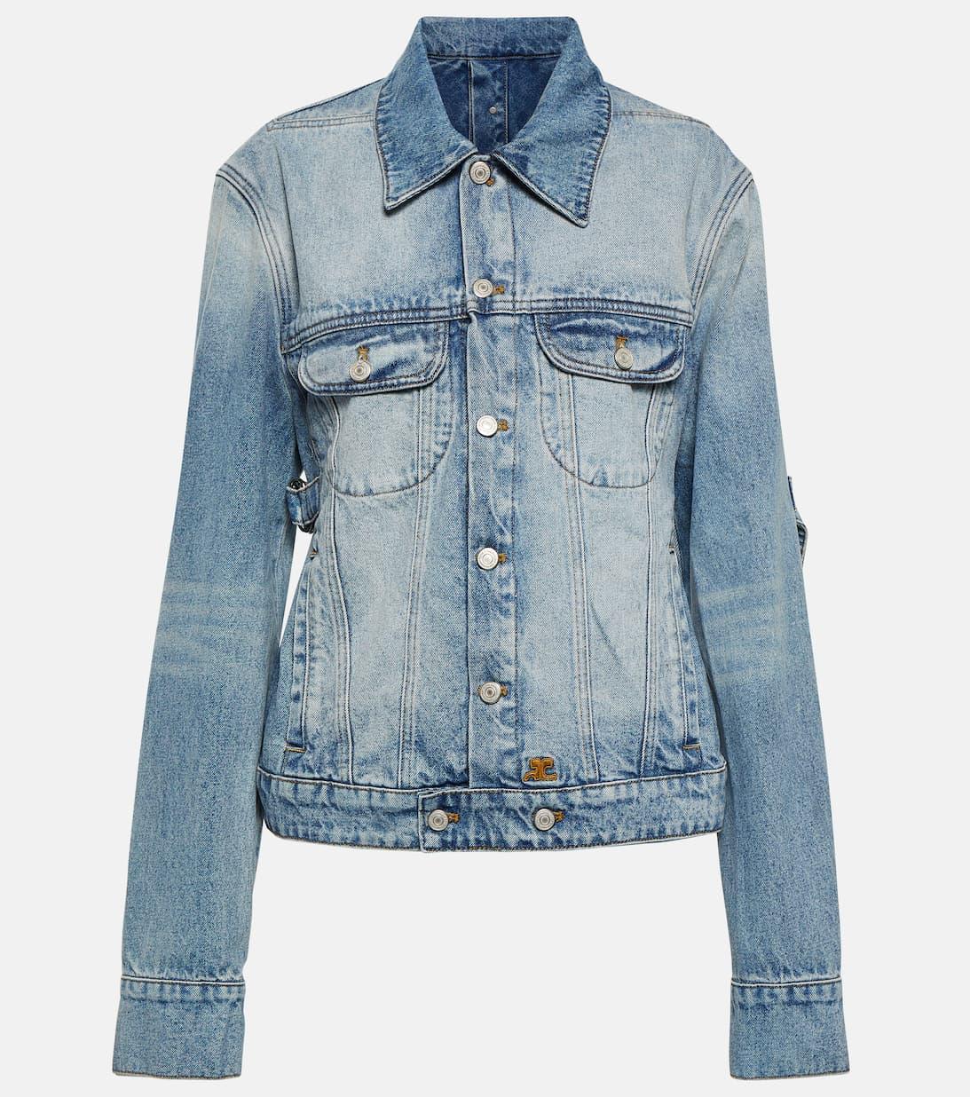 COURRÈGES Mockneck Rib Knit Sweater In Black