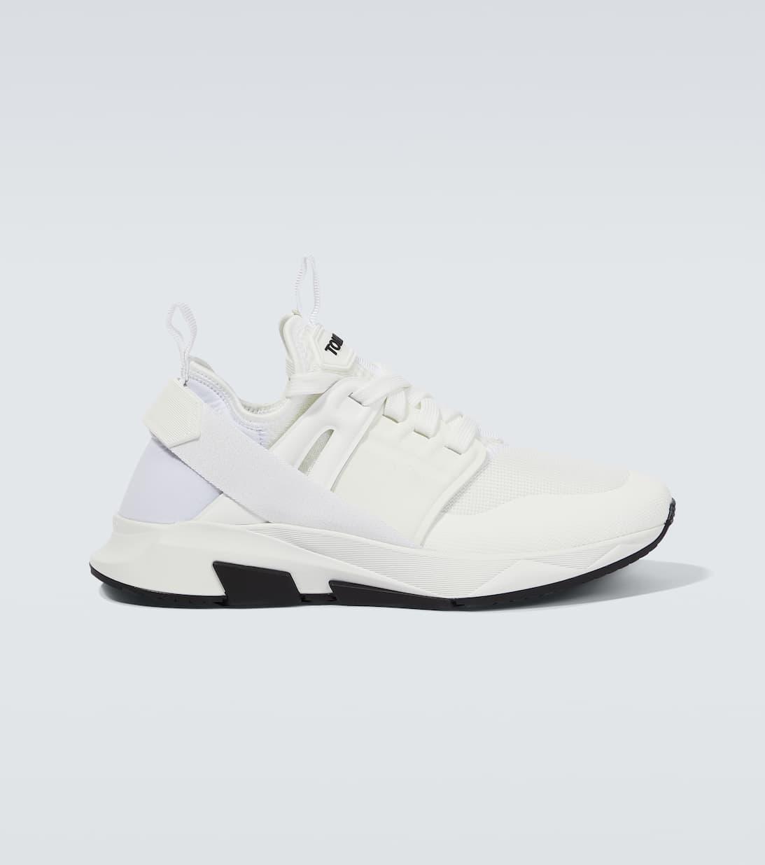 TOM FORD White Lace-up Sneakers