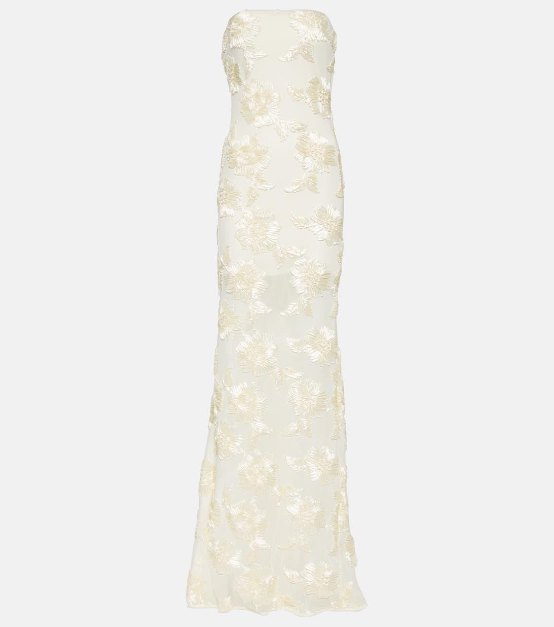 MAGDA BUTRYM Drop Earrings With Pearls In Silver