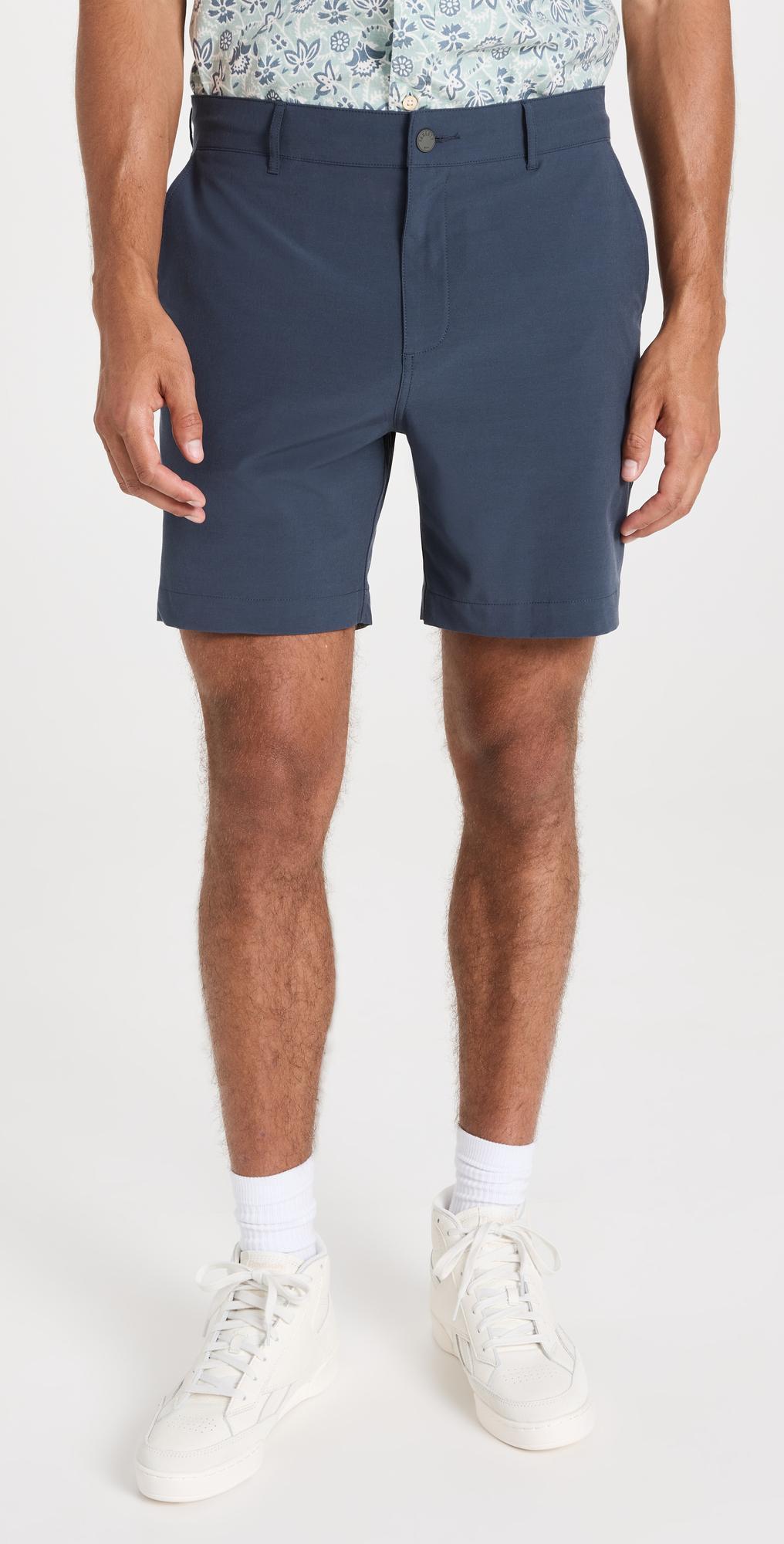 FAHERTY Belt Loop All Day Shorts In Blue Nights