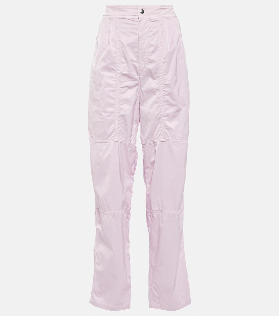 ISABEL MARANT Low-rise Straight Pants In Pink